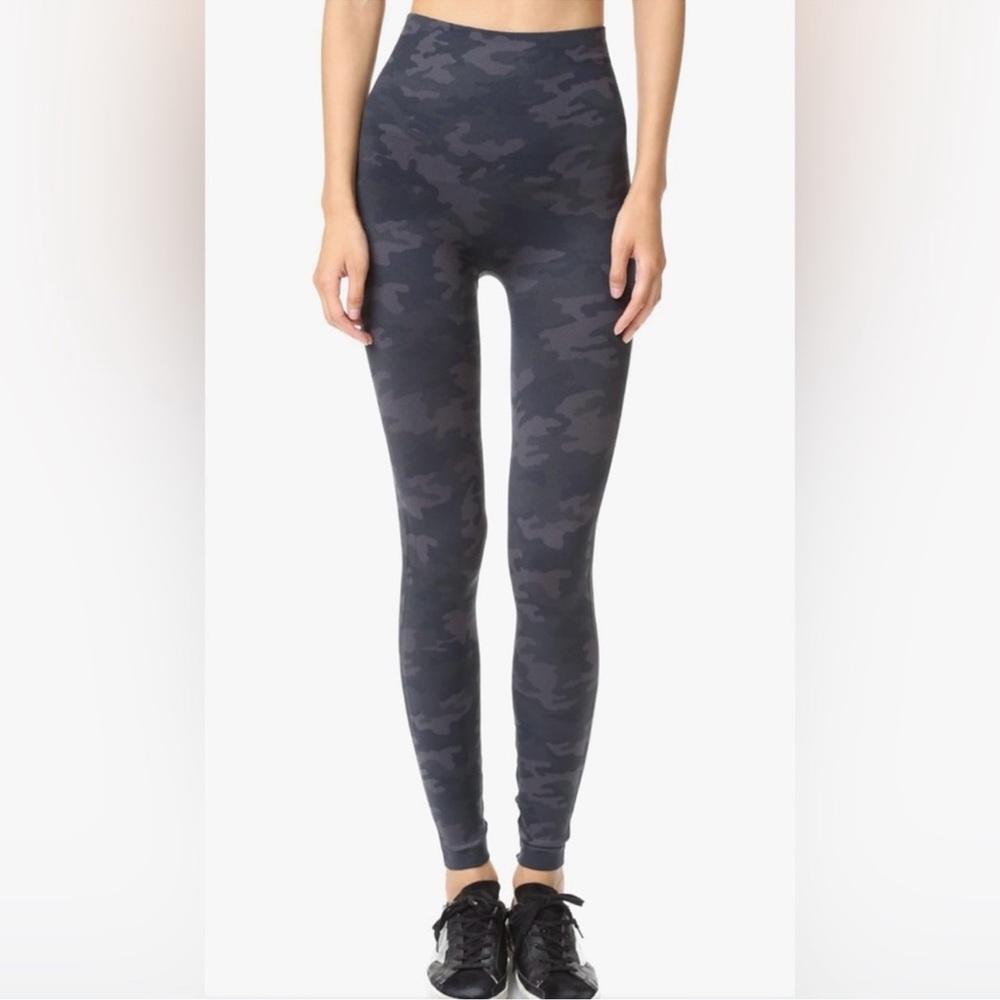 Spanx Light Gray Camo High Rise Leggings